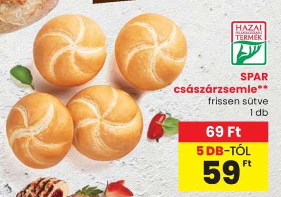 SPAR császárzsemle