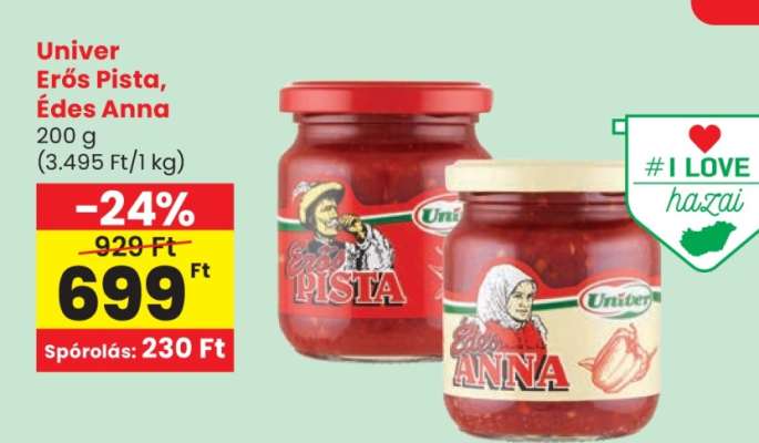 Univer Erős Pista, Édes Anna
