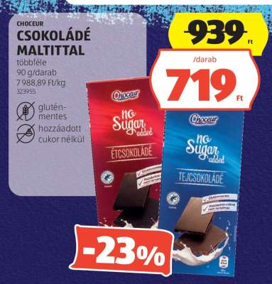 Choceur Csokoládé Maltittal