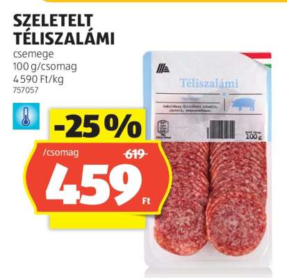Szeletelt Téliszalámi