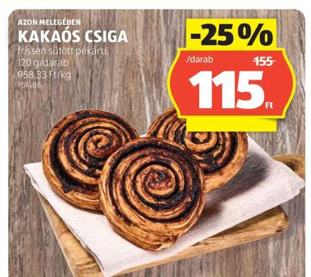 Kakaós csiga