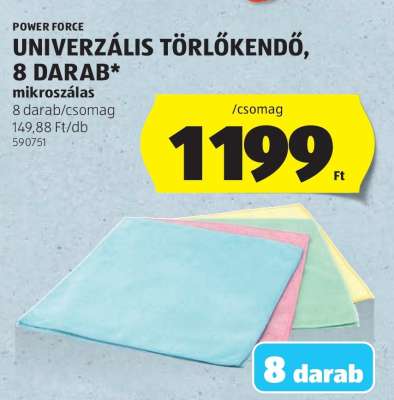 Univerzális törlőkendő, 8 darab