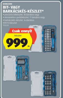 BIT- VAGY BARKÁCSKÉS-KÉSZLET