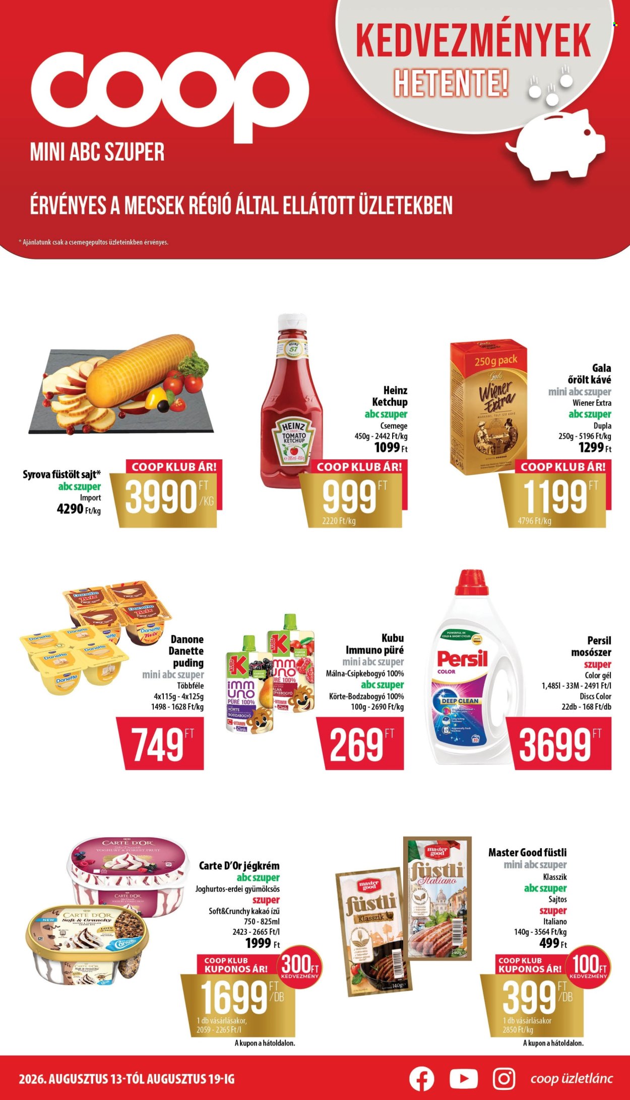 Coop akciós újságok - 2026.08.13 - 2026.08.19. Oldal 1
