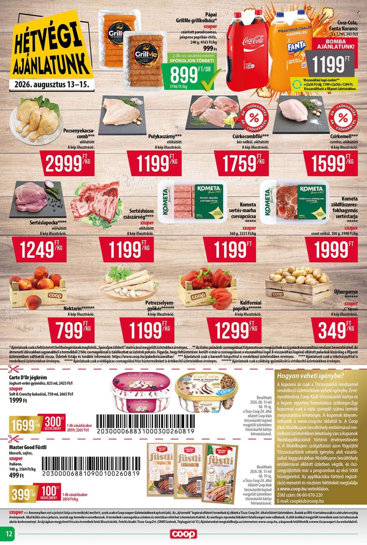 Coop akciós újságok - 2026.08.13 - 2026.08.19. Oldal 12