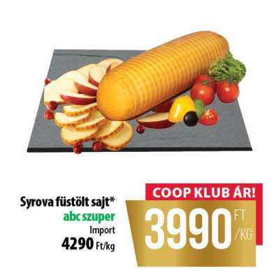 Syrova füstölt sajt