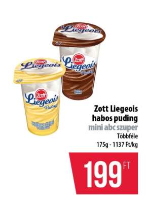 Zott Liegeois habos puding
