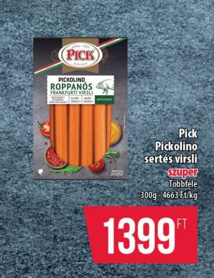 Pick Picolino sertés virsli