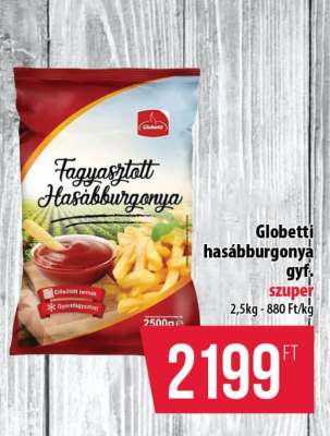Globetti hasábburgonya gyf.