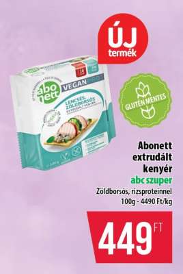 ABONETT Extrudált kenyér