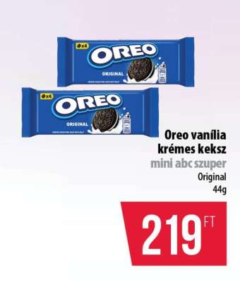 Oreo vanília krémes keksz