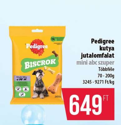 Pedigree kutya jutalomfalat