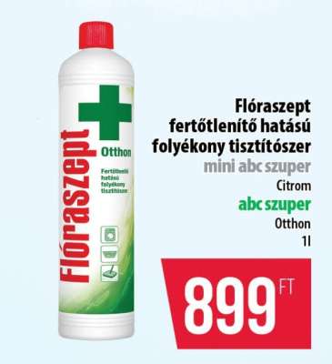 Floraszept fertőtlenítő hatású folyékony tisztítószer