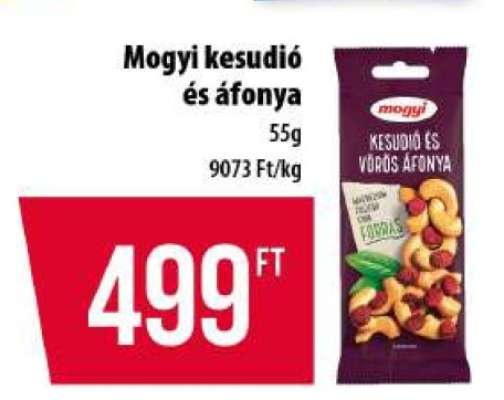 Mogyi kesudió és áfonya