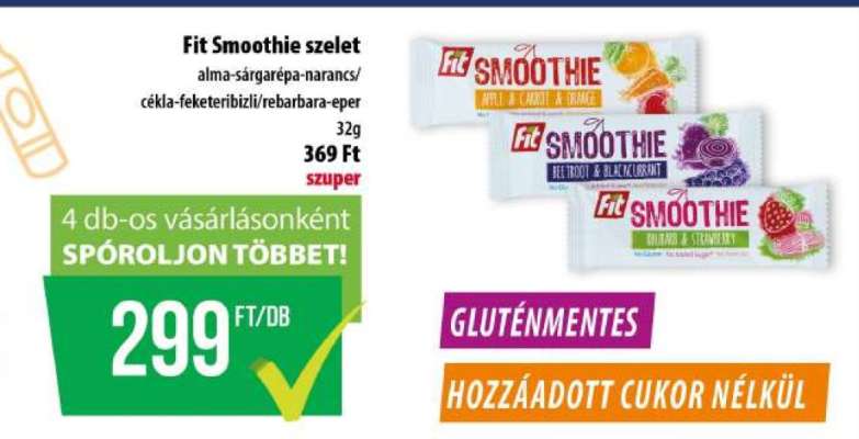 Fit Smoothie szelet