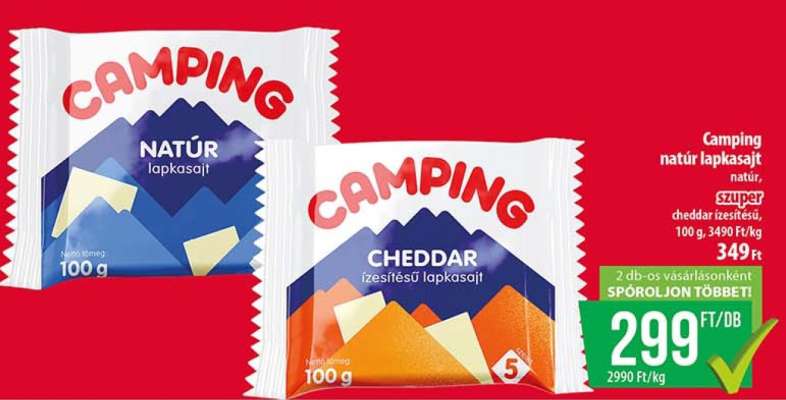 Camping natúr lapkasajt