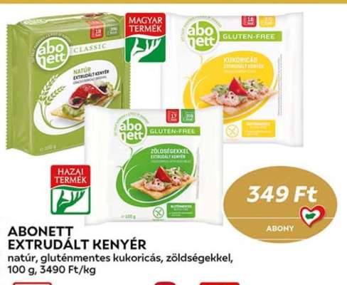 ABONETT Extrudált kenyér