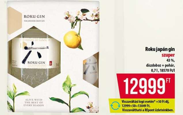 ROKU Japán Gin