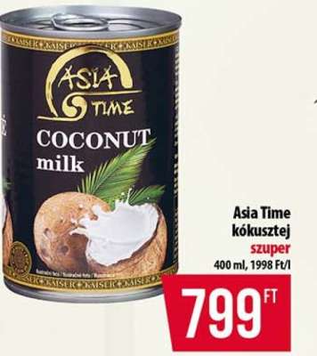 Asia Time kókusztej