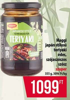 Maggi japán stílusú teriyaki szósz