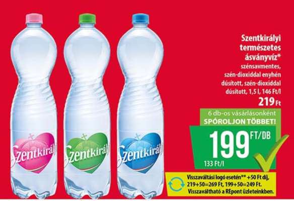 Szentkirályi természetes ásványvíz