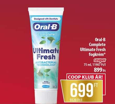 Oral-B Complete Ultimate Fresh fogkrém