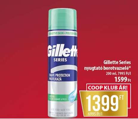 Gillette Series nyugtató borotvazselé