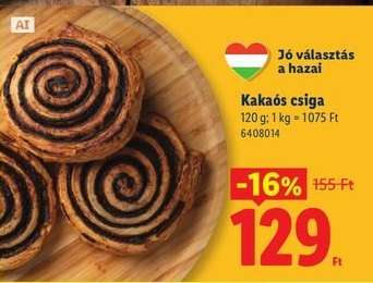 Kakaós csiga