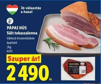 Pápai Hús Sült tokaszalonna