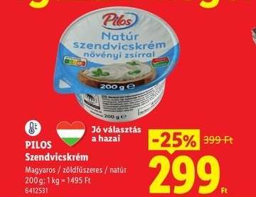 PILOS Szendvicskrém