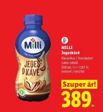MILLI Jegeskávé