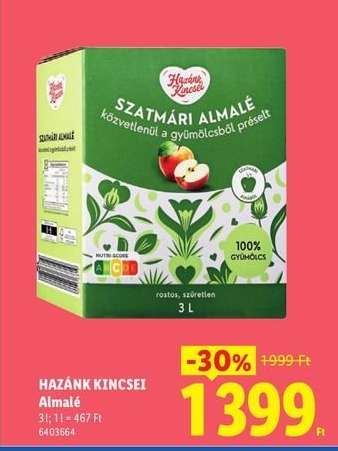 HAZÁNK KINCSEI Almalé
