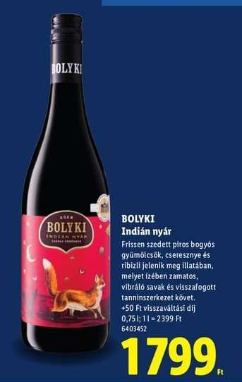 BOLYKI Indián Nyár*