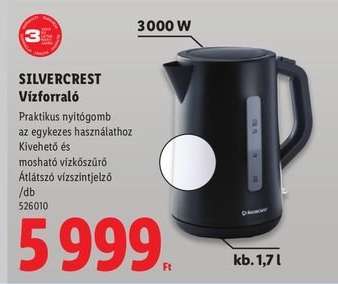 SILVERCREST Vízforraló