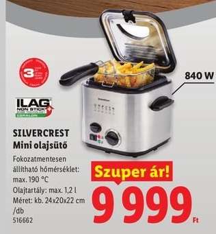 SILVERCREST Mini olajsütő