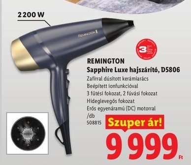 REMINGTON Sapphire Luxe hajszárító, D5806