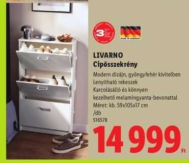 LIVARNO Cipősszekrény