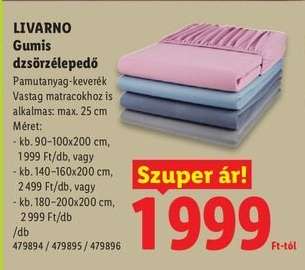 Livarno Gumis dzsörzélepedő
