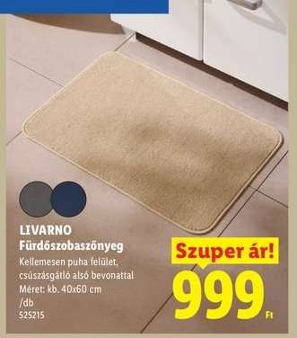 Livarno Fürdőszobaszőnyeg