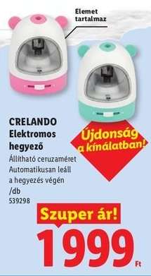 CRELANDO Elektromos hegyező