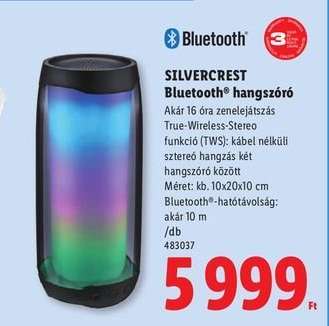 SILVERCREST Bluetooth® hangszóró