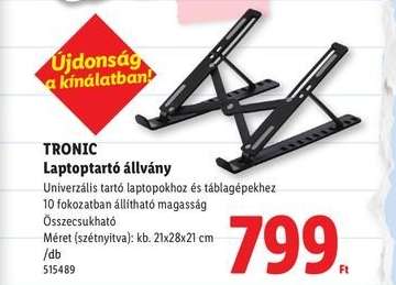 TRONIC Laptop tartó állvány