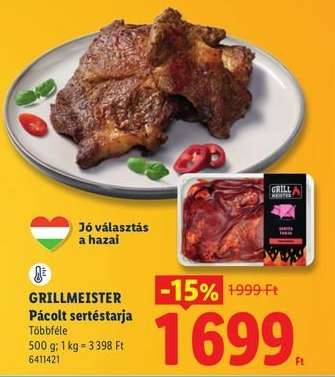 GRILLMEISTER Pácolt sertéstarja