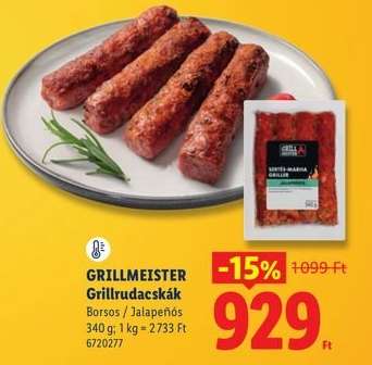 GRILLMEISTER Grillrudacskák