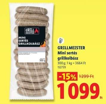 GRILLMEISTER Mini sertés grillkolbász