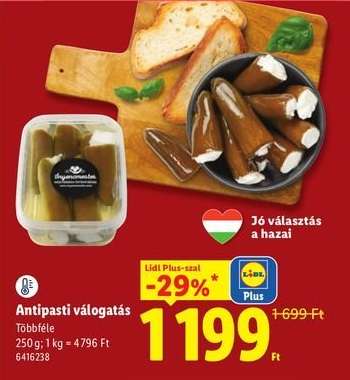 Antipasti válogatás