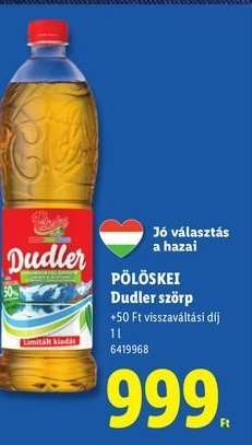 PÖLÖSKEI Dudler szörp