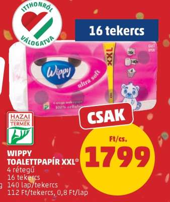 WIPPY TOALETTAPÍR XXL