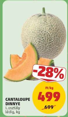 Cantaloupe dinnye