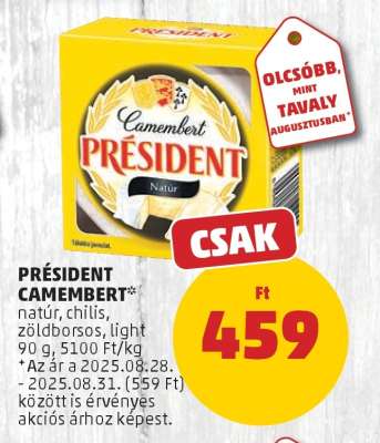 PRÉSIDENT CAMEMBERT